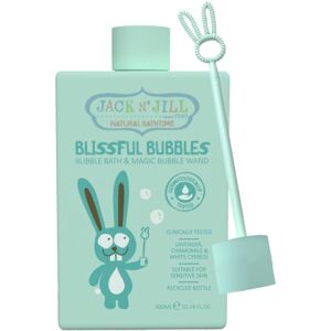 Jack N’ Jill Natural Bathtime Blissful Bubbles habfürdő buborékfújóval 300 ml