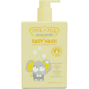 Jack N’ Jill Natural Bathtime Baby Wash gyengéd tusfürdő gél újszülötteknek 300 ml