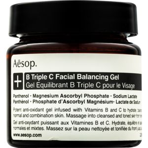 Aēsop B Triple C Facila Balancing Gel antioxidáns arcgél vitaminokkal 60 ml