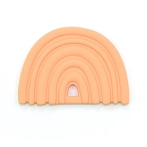 O.B Designs Rainbow Teether rágóka Peach 3m+ 1 db