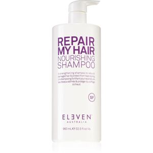 Eleven Australia Repair My Hair Nourishing Shampoo ápoló és erősítő sampon 960 ml