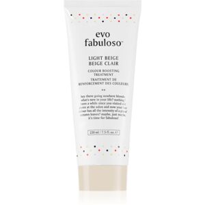 EVO Fabuloso Colour Boosting Treatment haj maszk a hajszín élénkítéséért árnyalat Light Beige 220 ml
