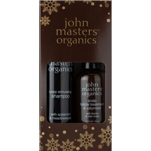 John Masters Organics Spearmint & Meadowsweet Scalp Duo ajándékszett (egészséges fejbőrre)