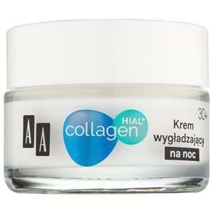 AA Cosmetics Collagen HIAL+ éjszakai bőrnyugtató krém 30+
