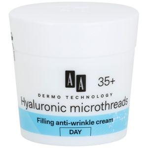 AA Cosmetics Dermo Technology Hyaluronic Microthreads ráncfeltöltő nappali krém 35+