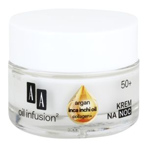 AA Cosmetics Oil Infusion2 Argan Inca Inchi 50+ éjszakai regeneráló krém remodellizációs hatással