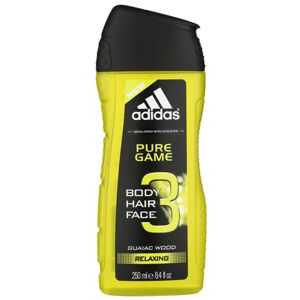 Adidas Pure Game tusfürdő gél testre és hajra 3 az 1-ben uraknak 250 ml