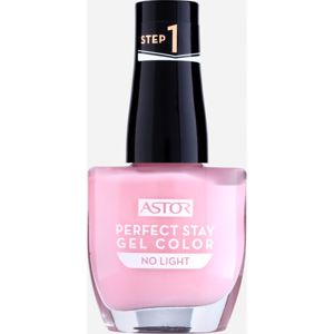 Astor Perfect Stay Gel Color géles körömlakk UV/LED lámpa használata nélkül árnyalat 004 Pink Sunset 12 ml