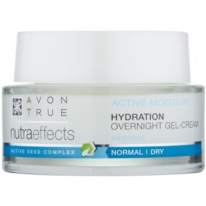 Avon True NutraEffects hidratáló és nyugtató éjszakai géles krém
