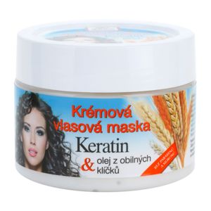 Bione Cosmetics Keratin + Grain krémes maszk minden hajtípusra 260 ml