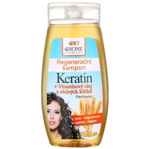 Bione Cosmetics Keratin Grain regeneráló sampon minden hajtípusra 260 ml