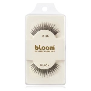 Bloom Natural ragasztható műszempilla természetes hajból No. 46 (Black) 1 cm