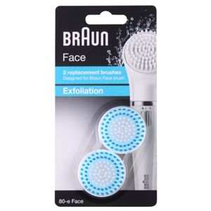 Braun Face 80-e Exfoliation tartalék kefék 2 db 2 db