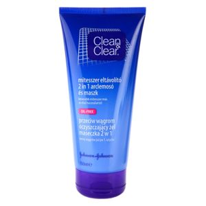Clean & Clear Blackhead Clearing tisztító maszk és gél 2 az 1-ben a mitesszerek ellen 150 ml