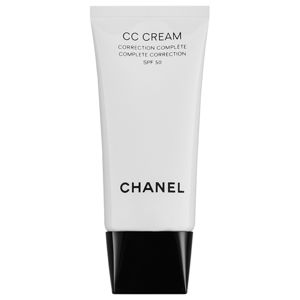 Chanel CC Cream korrekciós krém az arcbőr élénkítésére és a kontúrok kisimítására SPF 50 árnyalat 30 Beige 30 ml