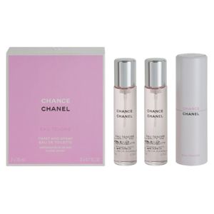 Chanel Chance Eau Tendre Eau de Toilette hölgyeknek 3 x 20 ml