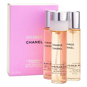 Chanel Chance Eau de Toilette hölgyeknek 3 x 20 ml