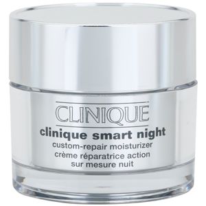 Clinique Smart Night™ Custom-Repair Moisturizer hidratáló éjszakai krém a ráncok ellen kombinált és zsíros bőrre 50 ml