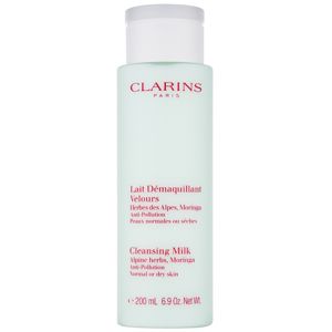 Clarins Cleansing Milk with Alpine Herbs, Moringa bőrtisztító tej alpesi növényi kivonatokkal normál és száraz bőrre 200 ml