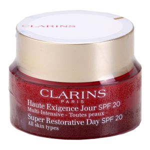 Clarins Super Restorative Day ránctalanító nappali lifting krém minden bőrtípusra SPF 20 50 ml