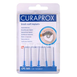 Curaprox Soft Implantat CPS Spare Interdental fogkefék az implantátumok tisztítására 5 db CPS 505 2,0 - 5,5 mm 5 db