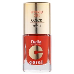 Delia Cosmetics Coral Nail Enamel Hybrid Gel géles körömlakk