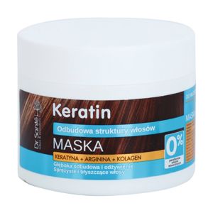 Dr. Santé Keratin mélyenreható helyreállító és tápláló maszk töredezett fénytelen hajra 300 ml