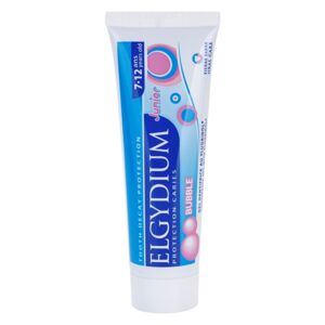 Elgydium Junior fogkrém gyermekeknek íz Bubble Gum Flavor (7-12) 50 ml