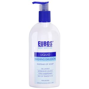 Eubos Basic Skin Care Blue tisztító emulzió parfümmentes 400 ml