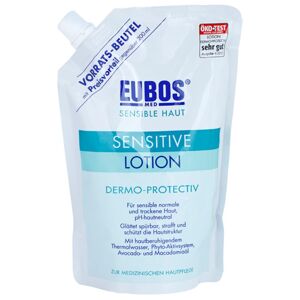 Eubos Sensitive védő tej száraz és érzékeny bőrre utántöltő 400 ml