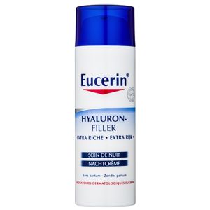 Eucerin Hyaluron-Filler éjszakai ránctalanító krém száraz és nagyon száraz bőrre 50 ml