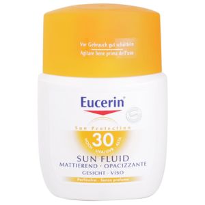 Eucerin Sun védő és mattító fluid arcra SPF 30
