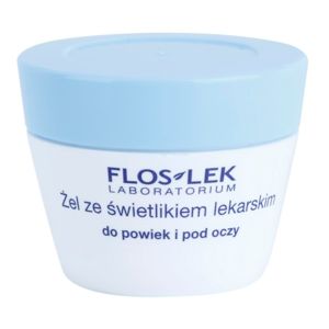 FlosLek Laboratorium Eye Care szemkörnyék ápoló gél orvosi szemvidítóval 10 g
