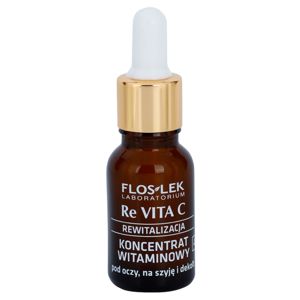 FlosLek Laboratorium Re Vita C 40+ vitaminos koncentrátum a szem, nyak és dekoltázs területére 15 ml