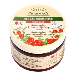 Green Pharmacy Face Care Cranberry tápláló krém a bőröregedés ellen 150 ml