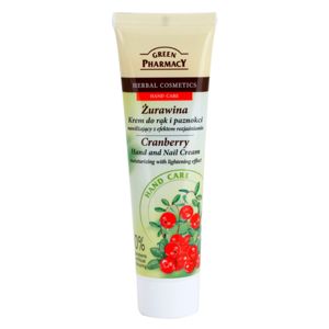 Green Pharmacy Hand Care Cranberry hidratáló krém kézre és körmökre bőrvilágosító hatással 100 ml