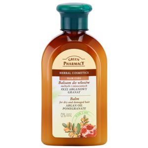 Green Pharmacy Hair Care Argan Oil & Pomegranate balzsam száraz és sérült hajra 300 ml