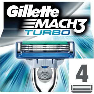 Gillette Mach3 Turbo tartalék pengék 4 db