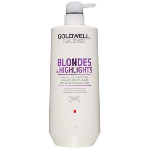 Goldwell Dualsenses Blondes & Highlights kondicionáló szőke hajra semlegesíti a sárgás tónusokat 1000 ml