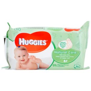 Huggies Natural Care tisztító törlőkendő aleo verával 56 db