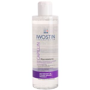 Iwostin Capillin tisztító micellás víz Érzékeny, bőrpírra hajlamos bőrre 215 ml
