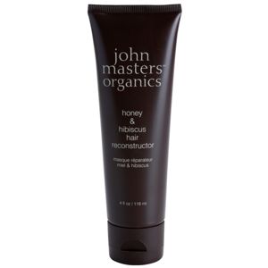 John Masters Organics Honey & Hibiscus megújító maszk a haj megerősítésére 118 ml