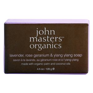 John Masters Organics Lavender Rose Geranium & Ylang Ylang hidratáló szappan arcra és testre