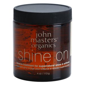 John Masters Organics Shine On formázó gél a puha és fényes hajért 113 g