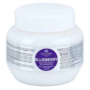 Kallos Blueberry revitalizáló maszk száraz, sérült, vegyileg kezelt hajra 275 ml