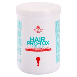 Kallos Hair Pro-Tox maszk a gyenge és sérült hajra kókuszolajjal, hyaluronsavval és kollagénnel 1000 ml