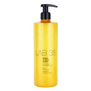 Kallos LAB 35 Volume and Gloss sampon a dús hajért a fénylő és selymes hajért 500 ml