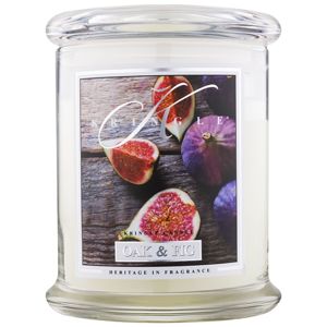 Kringle Candle Oak & Fig illatos gyertya 411 g