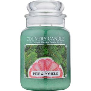Country Candle Pine & Pomelo illatos gyertya 652 g