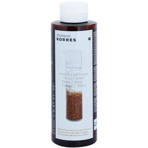 Korres Rice Proteins & Linden sampon a finom hajért 250 ml